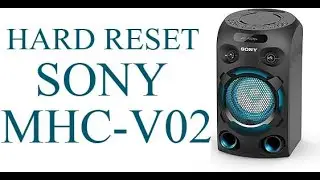 Format SONY MHC-V02 speaker..