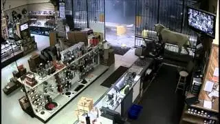 Ten people robbing a weapon store  (Benny Hill Edition)