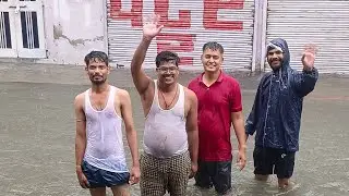 आज आ गई बाढ़ 🌨️🌧️🌩️😟🇮🇳😁😉🔥💯