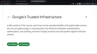 Google's Trusted infrastructure | Module 2 | Quiz Answers #googlecloud