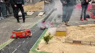 #rc Scale Mini Truck Welt Modellbau Lingen Tamiya Truck Feuerwehr 1/14 Traktor RC Baustelle  Teil 2