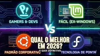QUAL O MELHOR LINUX DE 2026? O Guia Definitivo (Pop OS vs Mint vs Ubuntu vs Fedora)