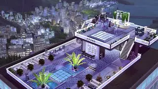 Rooftop Nightclub | Stop Motion build | NO CC