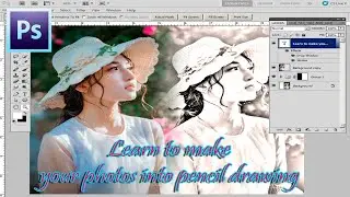Learn to use photoshop to make a pencil sketch style drawing using adobe effects