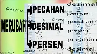 Kelas 4: cara mudah merubah bentuk PECAHAN, DESIMAL dan PERSEN