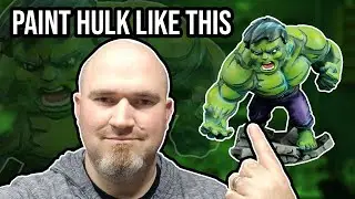 Painting HULK from Marvel United - Illustration / Comic Style Tutorial