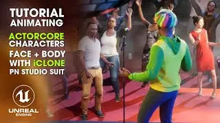 No MetaHuman No Cry BTS - How to Use ActorCore Characters for Music Video Audience in Unreal Engine