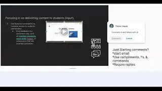 Inserting Comments in Google Docs Slides Drawings