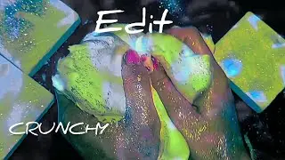 EDIT 2IN 1💫FRESH YUMMY CHALK BLOCKS🤍CHALK CRUSHING◻🤍CHALK/FULL BLOCKS/CHUNKS