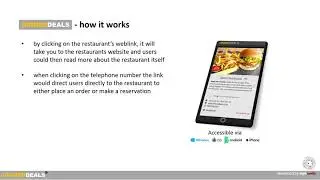 Dinner Deals - how it works (restaurant owners)