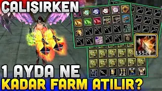 MESAİLİ ÇALIŞAN BİRİNİN KNİGHT ONLİNE FARM'I (1 AY)