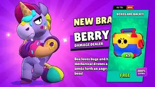 FINALLY!!! NEW BRAWLER BERRY!! 🔥 MEGA BOXES OPENING! ✅🎁 - BRAWL STARS