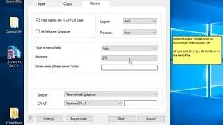Access to DBF Converter, video manual