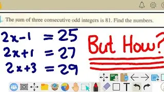 The sum of three consecutive odd integers is 81. Find the integers?
