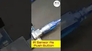 IR Sensor using as a Push Button | 