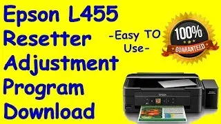 Epson L455 Resetter Adjustment Program Download