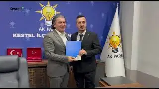 Kestelli iş insanı Eşref Gündar ve Burak Turan meclis üyesi başvuru dosyalarını teslim etti