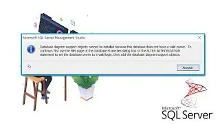 Error de Database diagram support en sql server||Solucionado|| TODAS LAS VERSIONES DE SQL