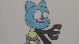 Drawing Pibby Gumball | Friday Night Funkin
