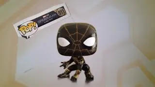 Changodraw- un unboxin Funko pop spiderman no way home color negro y dorado