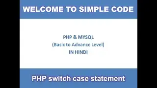 PHP switch case statement