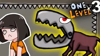 КАК ПОБЕДИТЬ ПСА? Побег Стикмена из ТЮРЬМЫ в игре One LEVEL 3 часть 4 и новый БОСС