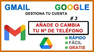 Cómo cambiar el teléfono en Gmail ✅  Verificar número google 👌