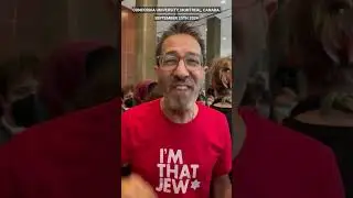 A couple of Jews VS  hundreds of Hamas supporters