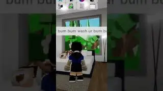 Wash your bum bum || Roblox short || Roblox meme