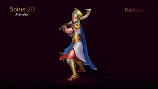 Spine 2D animation. Ramzes