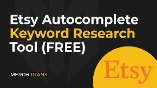 Best Free Etsy Keyword Tool For SEO | Autocomplete, Search Volume & Competition Scores