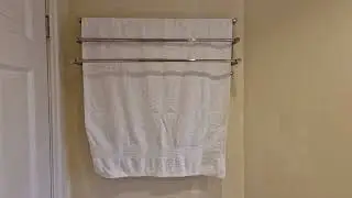 Adjustable 60-80 cm long towel rail rack