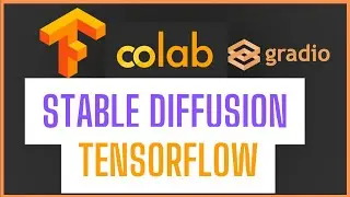 Faster Stable Diffusion Tensorflow-backend on Colab with Gradio Web UI