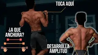 DESARROLLA UNA ESPALDA AMPLIA CON LA DOMINADA PERFECTA / TÉCNICA DE EJERCICIOS