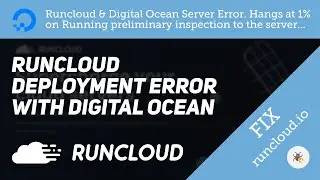 Runcloud server not connected to Digital Ocean droplet new deployment