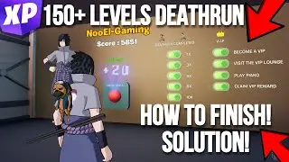 250+ LEVELS DEATHRUN SOLUTION Fortnite + CODE MAP