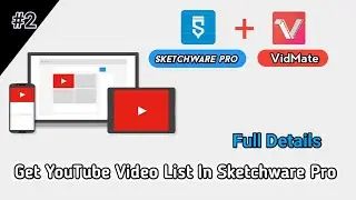 how to get YouTube video in Sketchware Pro 