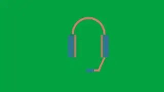 Headset Headphone Green Screen