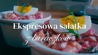 Ekspresowa sałatka z buraczków konserwowych