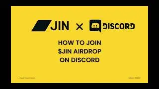 How to complete $JIN AIRDROP ON DISCORD