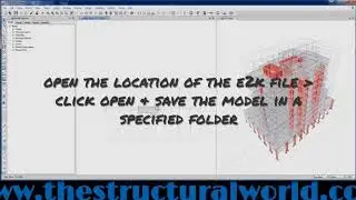 How to Import an ETABS e2k File?