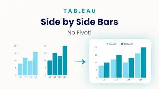 Side-by-Side Bar Charts in Tableau (No Pivot Required)