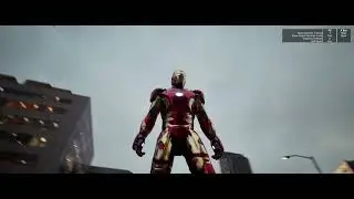 Unreal Engine 5: Iron Man en Matrix City, RTX 4090 + 13900K
