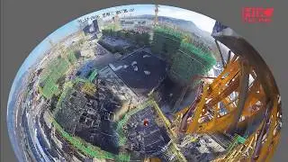 Демонстрация камеры Hikvision PanoVu 360 градусов