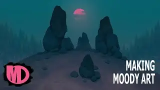 How to make moody art
