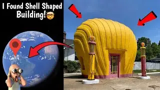 🤯😰 I Found Strange Shell Shaped House in Real Life On Google Earth and Google Maps!
