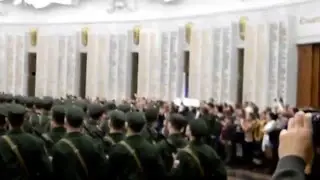 Присяга 05.12.2015г. 154 отдельный комендантский Преображенский полк