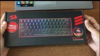 Redragon K617 paket açılımı ve testi