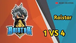 Raistar squad wipe / Raistar 1 vs 4 clutch ✨️💥/freefire malayalam watsapp status💥💥💥