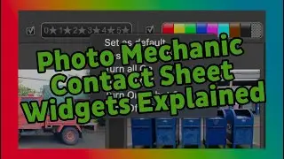 Photo Mechanic Contact Sheet Widgets